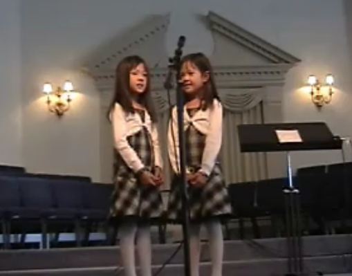 Amazing Grace as Performed by Angelic Voices of 7 Year Old Twins