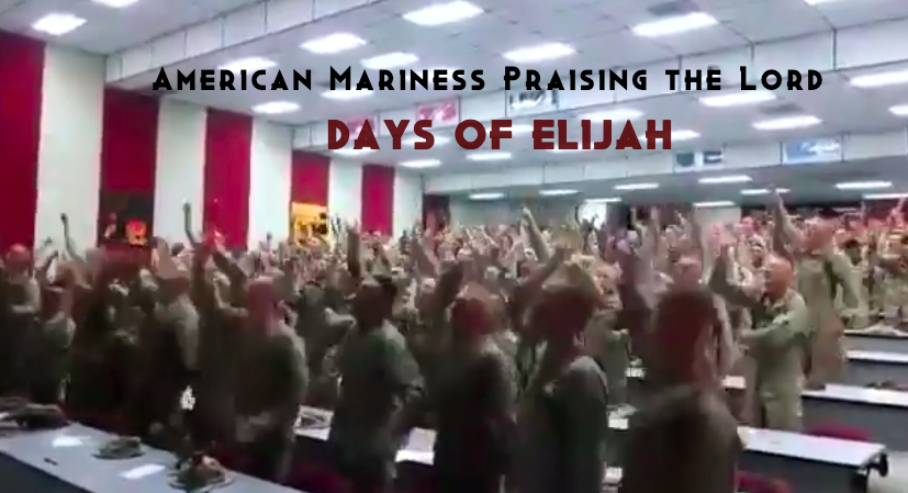 Awesome Soldiers Worshipping! Watch American Marines Singing “Days of Elijah”