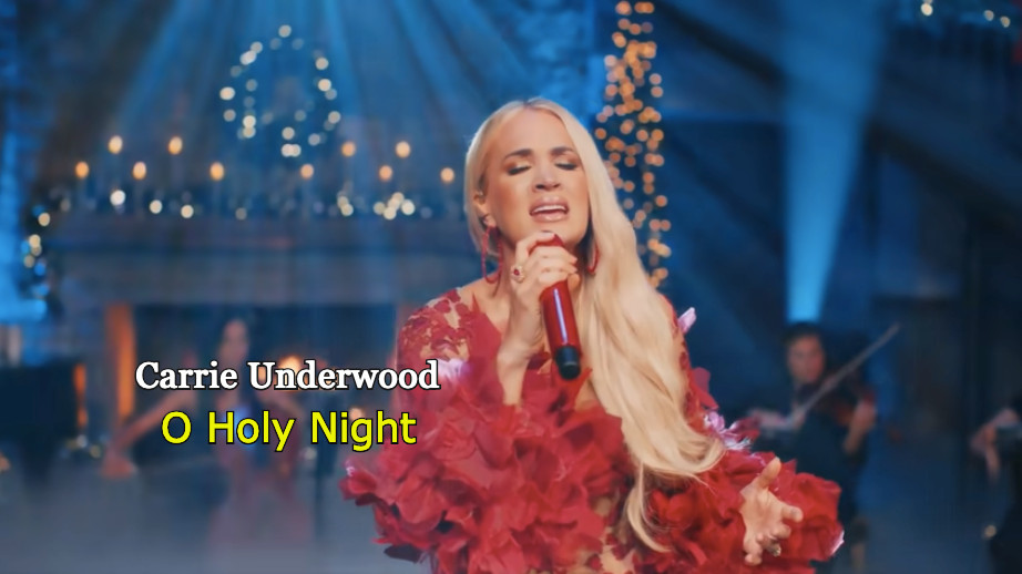 Carrie Underwood’s Spectacular version of “O Holy Night” Carols in the Domain