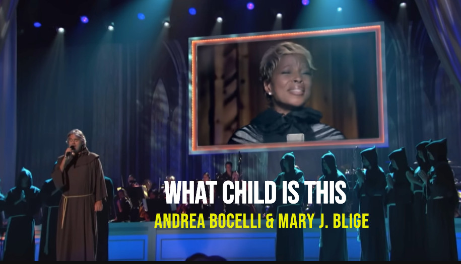 “What Child is This?” – Powerful Christmas Duet of Andrea Bocelli with Mary J. Blige